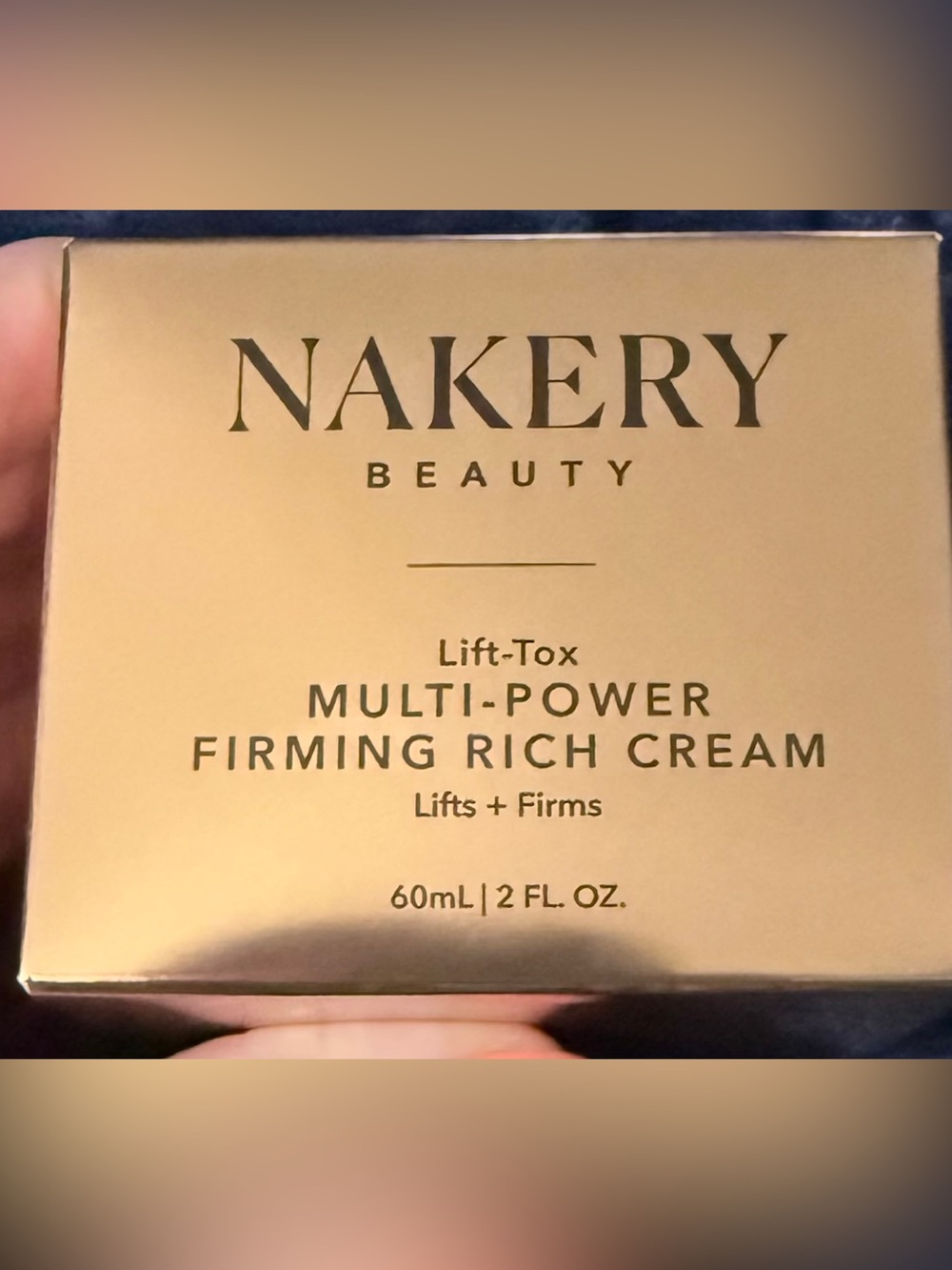 Nakery Beauty Lift-Tox Multi-Power Firming Rich Cream — Gold